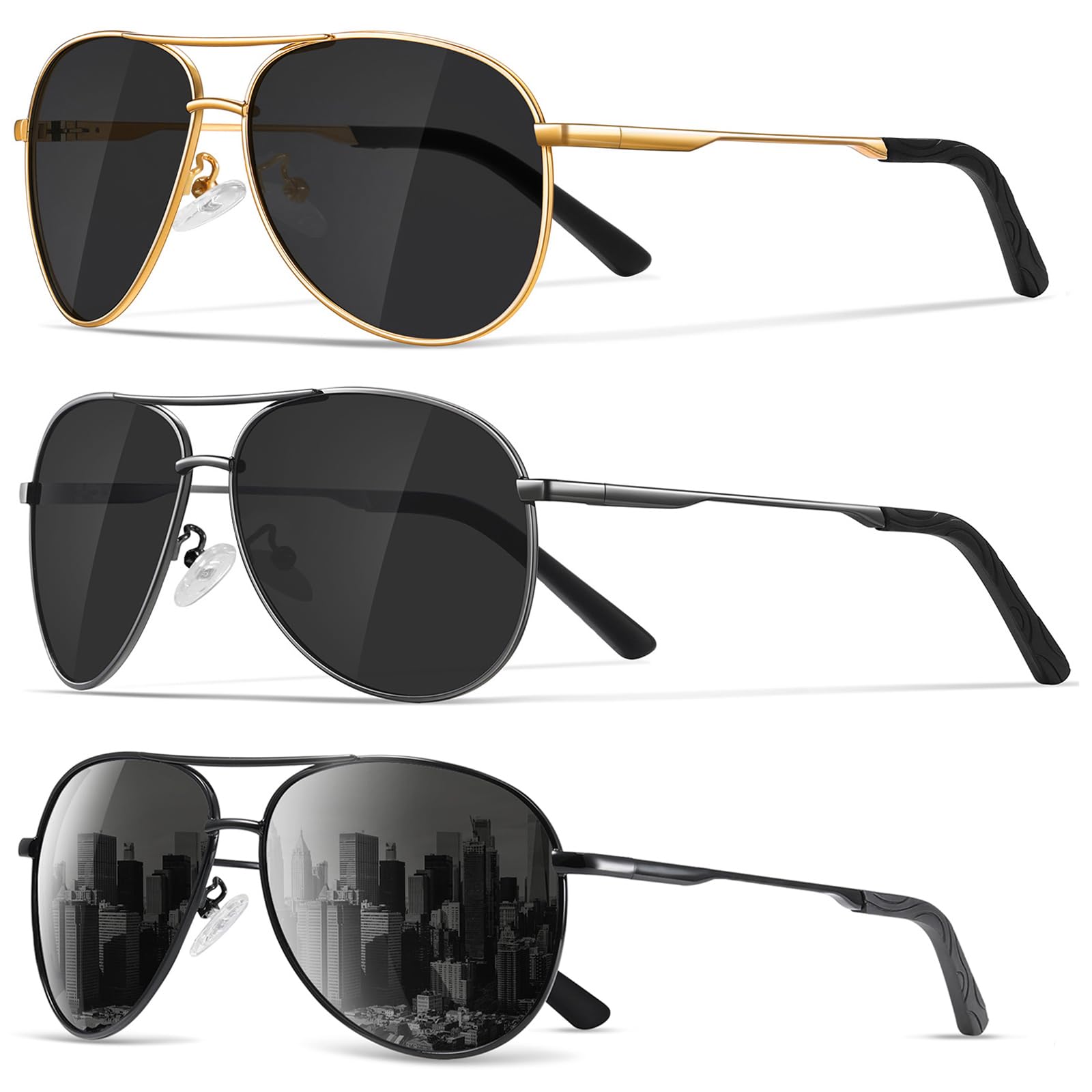 Sunglasses Men Polarized Aviator Sunglasses for Men and Women