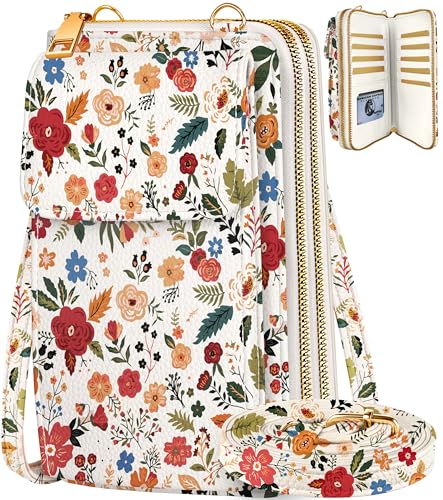 Image of Miss Adola Zipper Cell Phone Crossbody Bag for Women