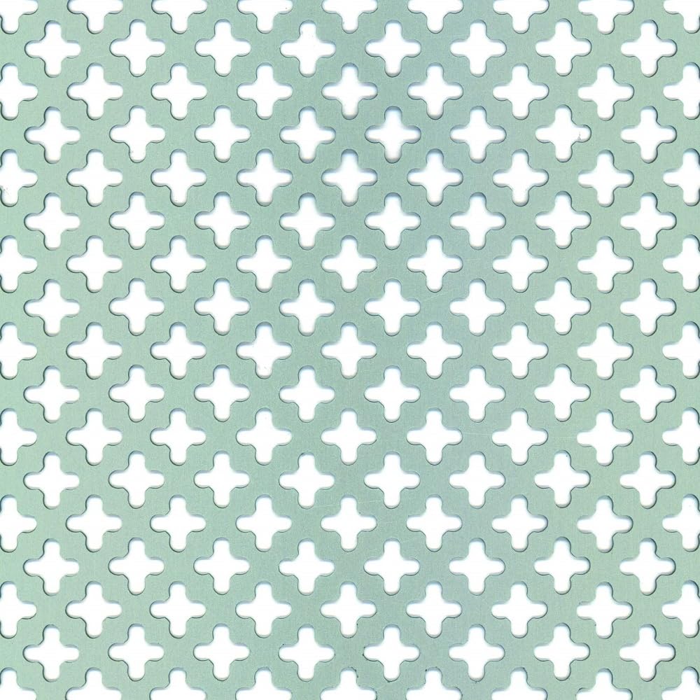 Alberts Lochblech Kreuzloch Aluminium 250x500x0,8 mm eloxiert