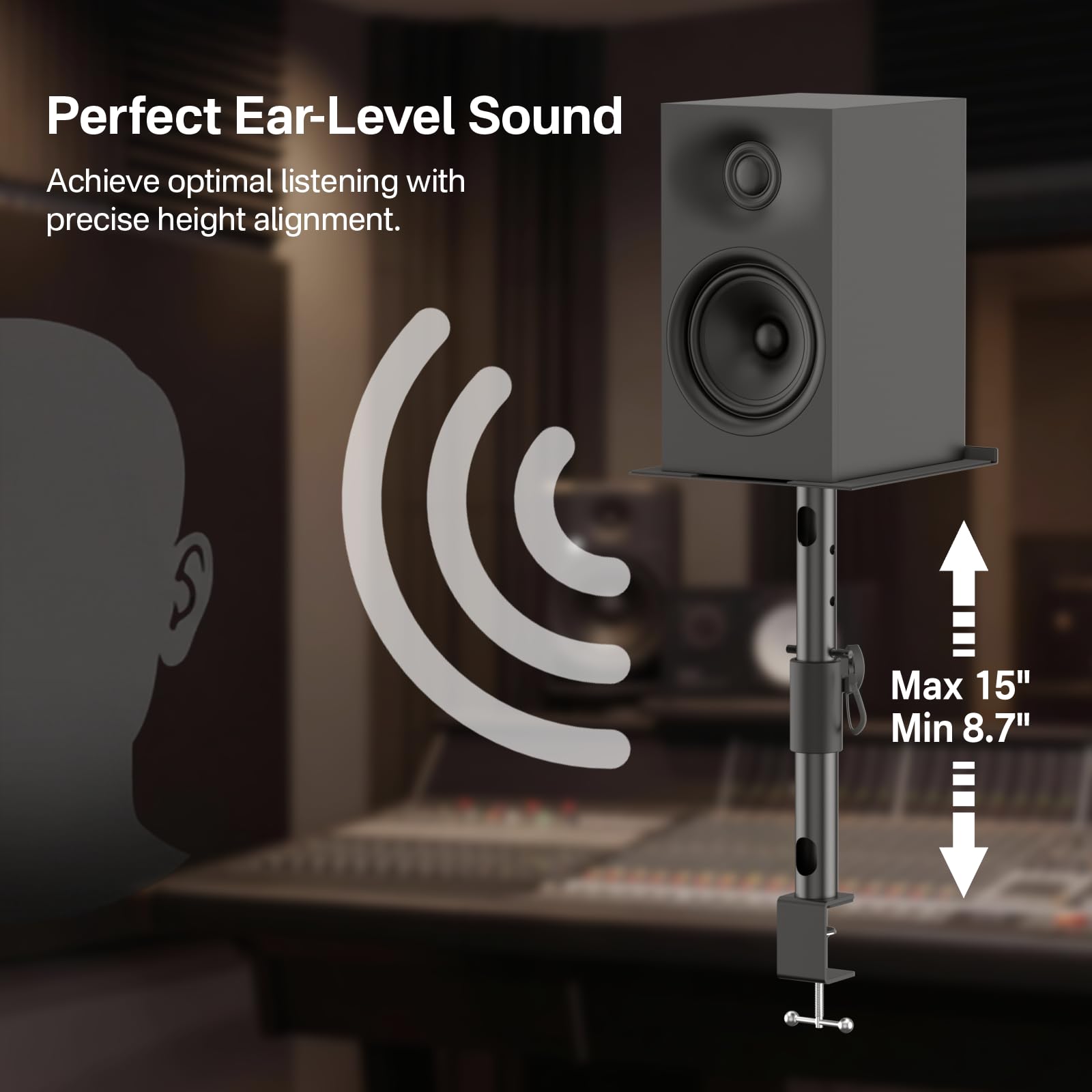 Amazon | PreSonus、JBL Nano Kなどのモニタースピーカースタンド用