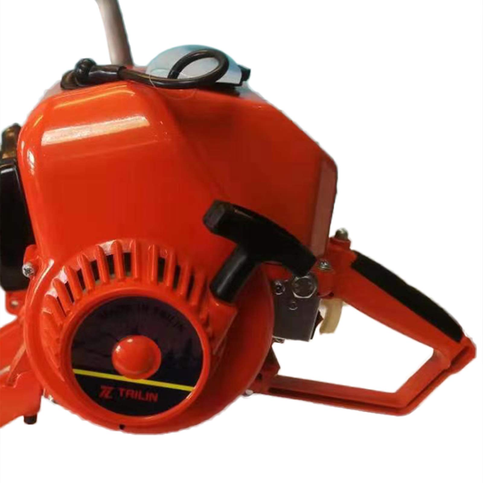 Sega per calcestruzzo a benzina, a 2 tempi, 6,8HP, 1400 W, 5000 giri/min, con lama da 350 mm e profondità di taglio 10 mm, taglio multiangolo per calcestruzzo, granito, cantiere