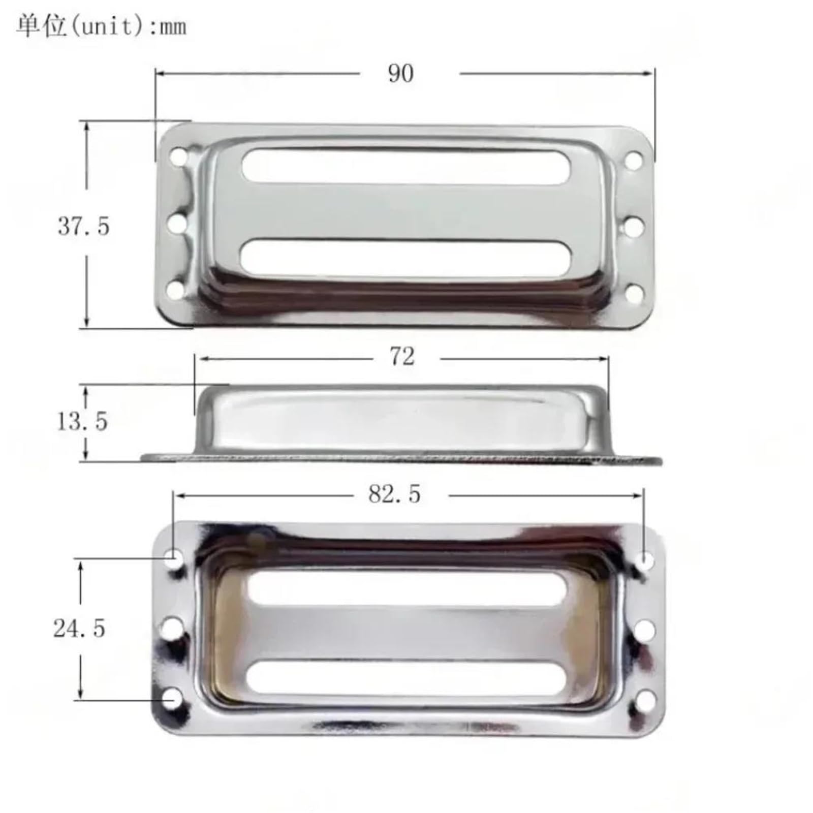 Pastilla De Guitarra Eléctrica Profesional Pastilla De Guitarra Eléctrica De Doble Bobina | Pastilla de guitarra eléctrica plateada