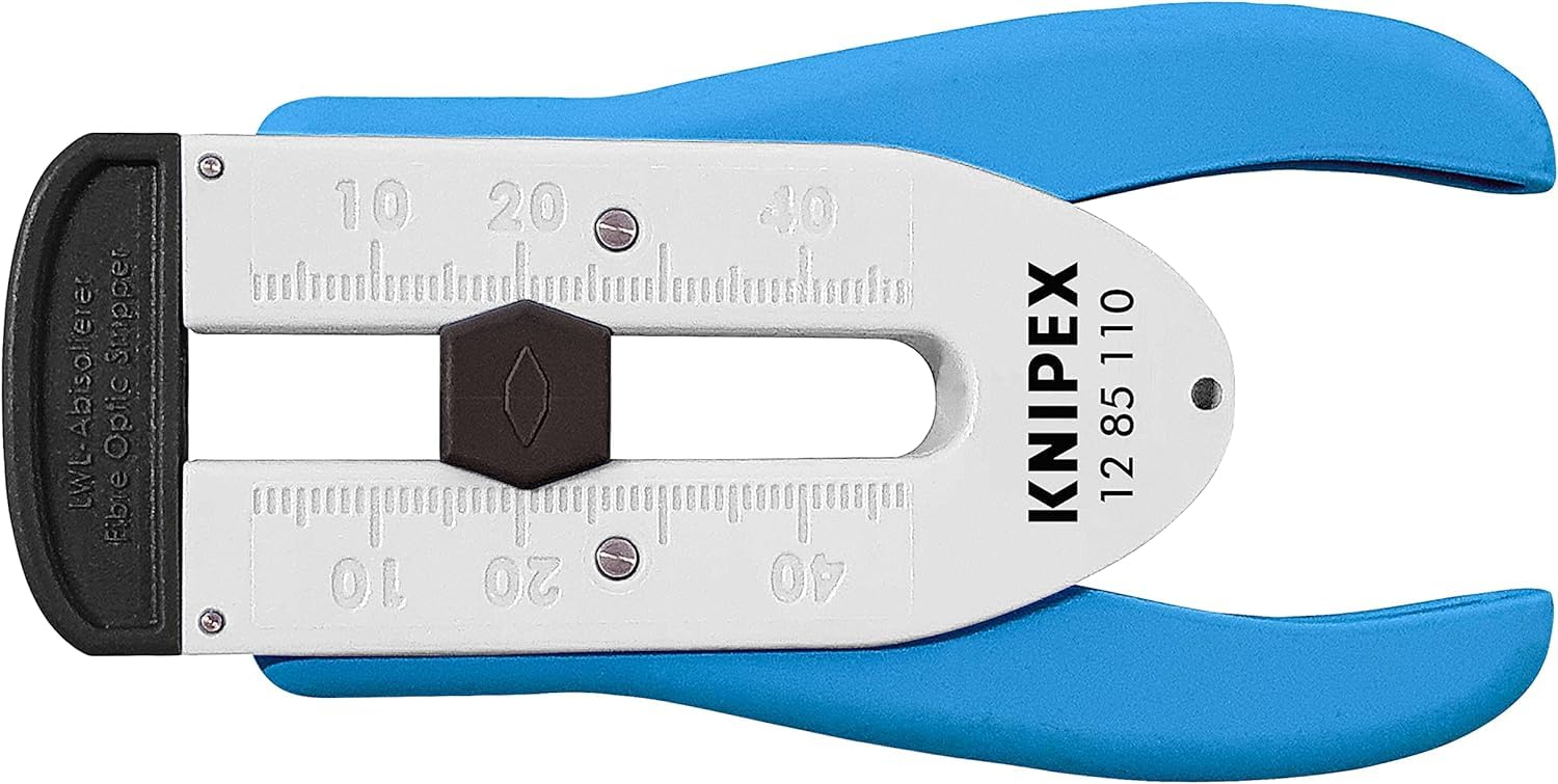 KNIPEX Stripping Tool for Fibre Optics Cable in Blister 190 mm, 12 85 110 SB