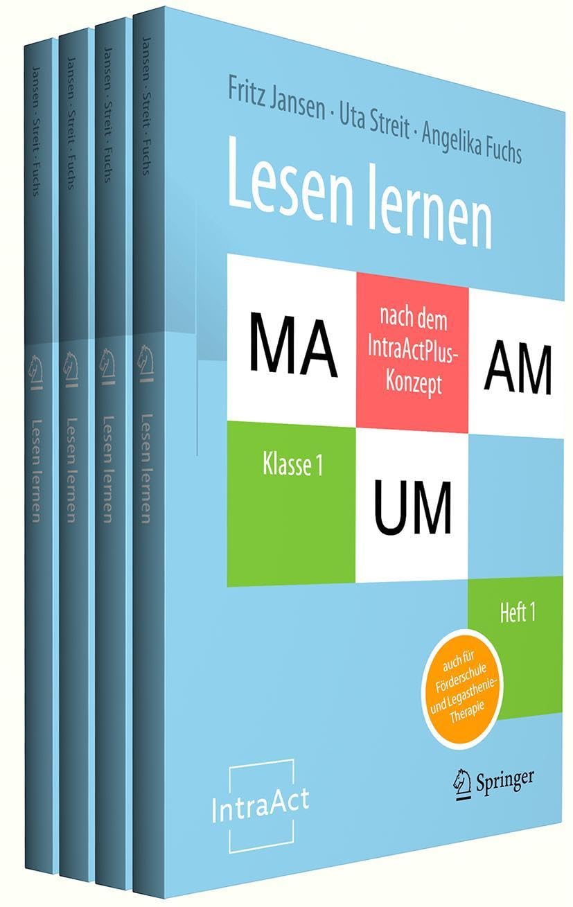 Lesen lernen nach dem IntraActPlus-Konzept: auch für Förderschule und Legasthenie-Therapie