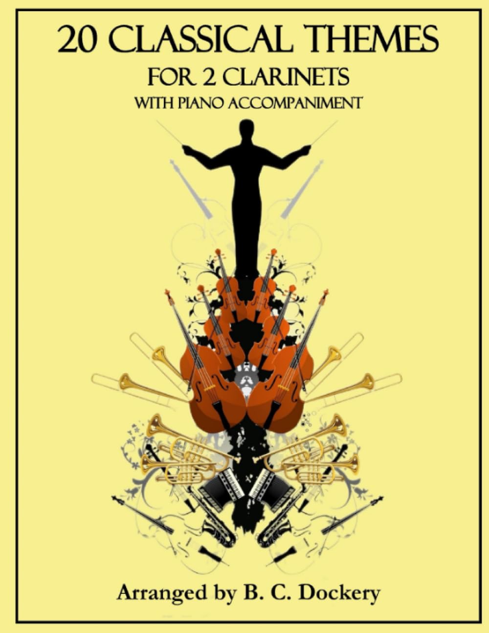 20 Classical Themes for 2 Clarinets with Piano Accompaniment