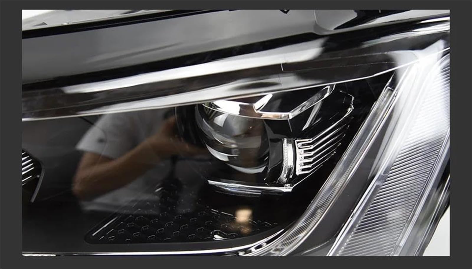Wivplex Przednie światło przeciwmgielne samochodu Obudowa reflektora samochodowego, dla Vw, Jetta, Mk6 2011-2018 Reflektory Drl Żarówka biksenonowa Światła