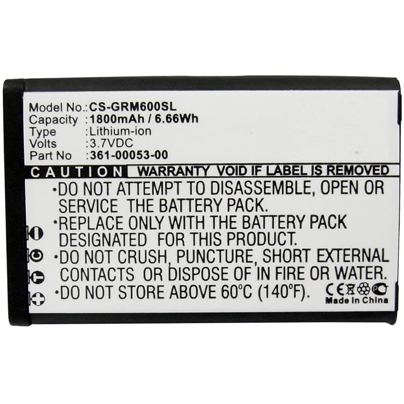 TECHTEK Batteri 2200mAh Kompatibel Med [Garmin] Alpha 100, Alpha 200, 200i, 300, 300i, Montana 600, Montana 600T, 600t Camo, 650, 650T, 680, 680T, Monterra Ersätter 010-11599-00, 010-11654-03, 361-0