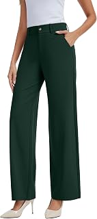Womens Dress Work Pants Business Casual Wide Leg Trousers