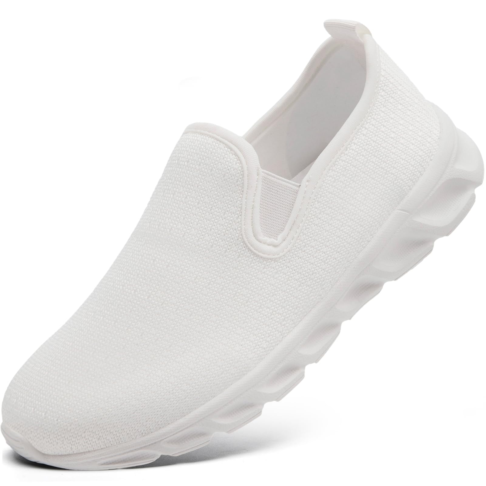 IEBPEH Damen Schuhe Slip on Sportschuhe Sneaker Turnschuhe Laufschuhe leicht atmungsaktiv Walkingschuhe Fitnessschuhe