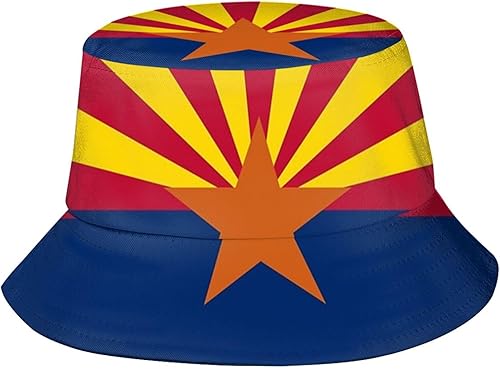 Sombrero de pescador de bandera de estado divertido de moda para mujeres y hombres, sombreros de bandera lindos de verano, sol y playa, gorra de