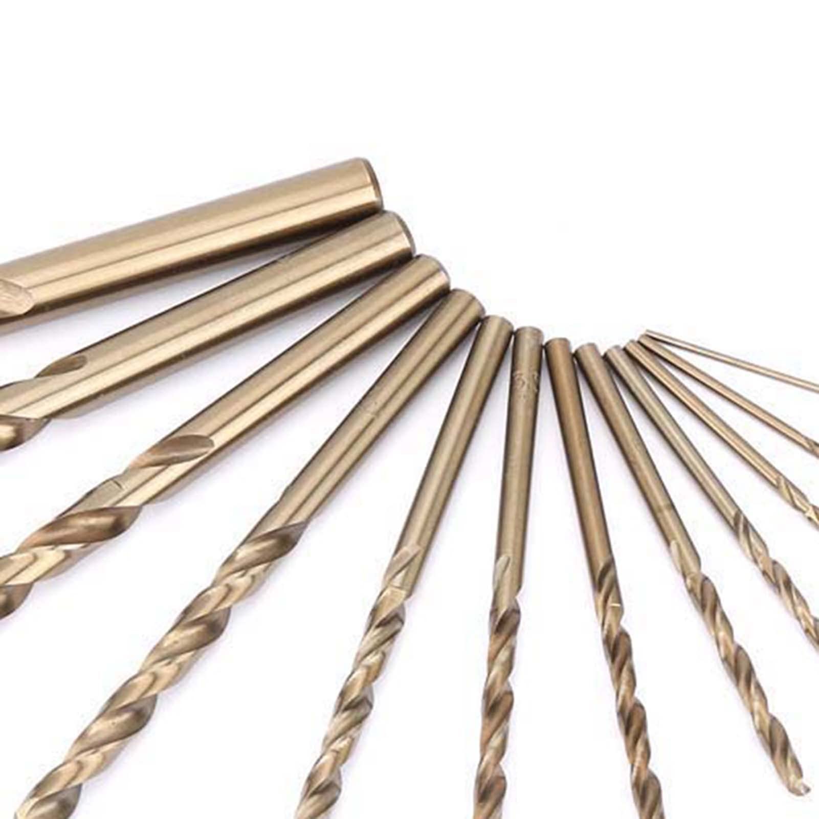 Artillery Set di Punte da Trapano, 74 Pezzi M35 HSS Set di Punte Elicoidali al Cobalto, 1,0-8,0 mm 135 Gradi Punte al Cobalto HSS in Acciaio Rapido per Metallo, Legno e Plastica