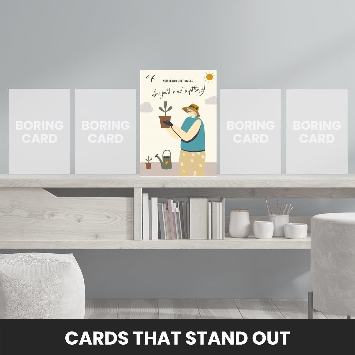 Funny Gardening Birthday Card | Floral Birthday Card - View #10