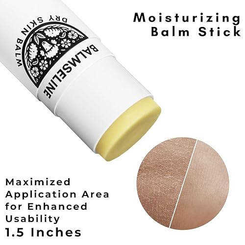 Miniatura 3 de Balmseline Natural Moisturizing Balm Stick - Nourishing Skincare with Eco-Friendly Packaging (1.4OZ), lanolin, beeswax, hemp oil, olive oil, coconut