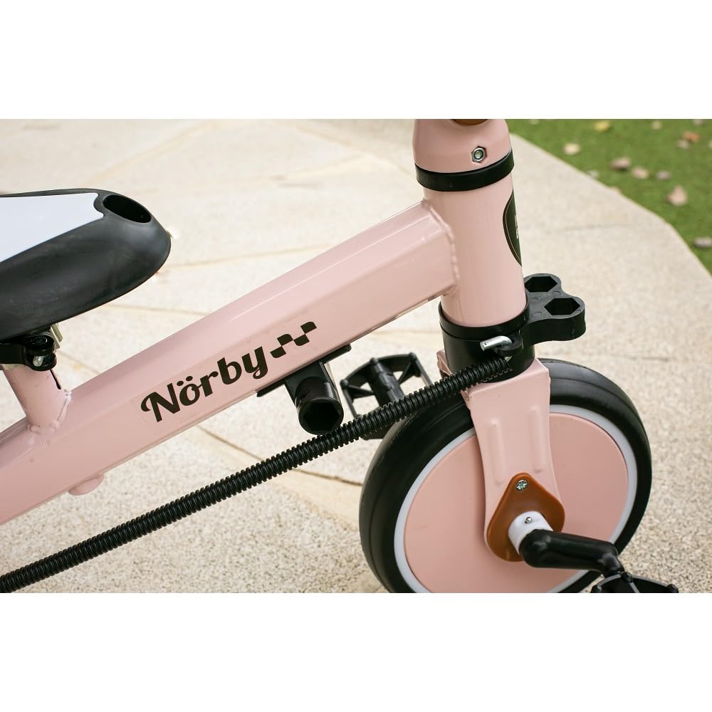 Interbaby - Triciclo "Norby" e Bici Evolutiva 5 in 1 con Capottina - 1-5 Anni