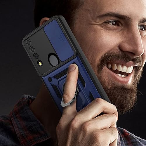 Miniatura 7 de JCUEGRNY Funda compatible con TCL 30 XE 5G, TCL 20R 5G, 2 unidades protector de pantalla HD. Cubierta protectora de cámara deslizante integrada,