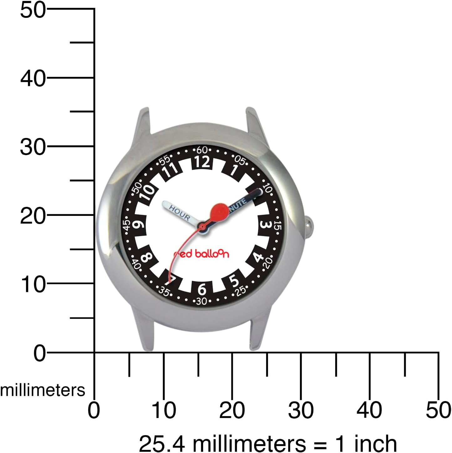 Red Balloon Kids' Stainless Steel Time Teacher Analog Quartz Watch