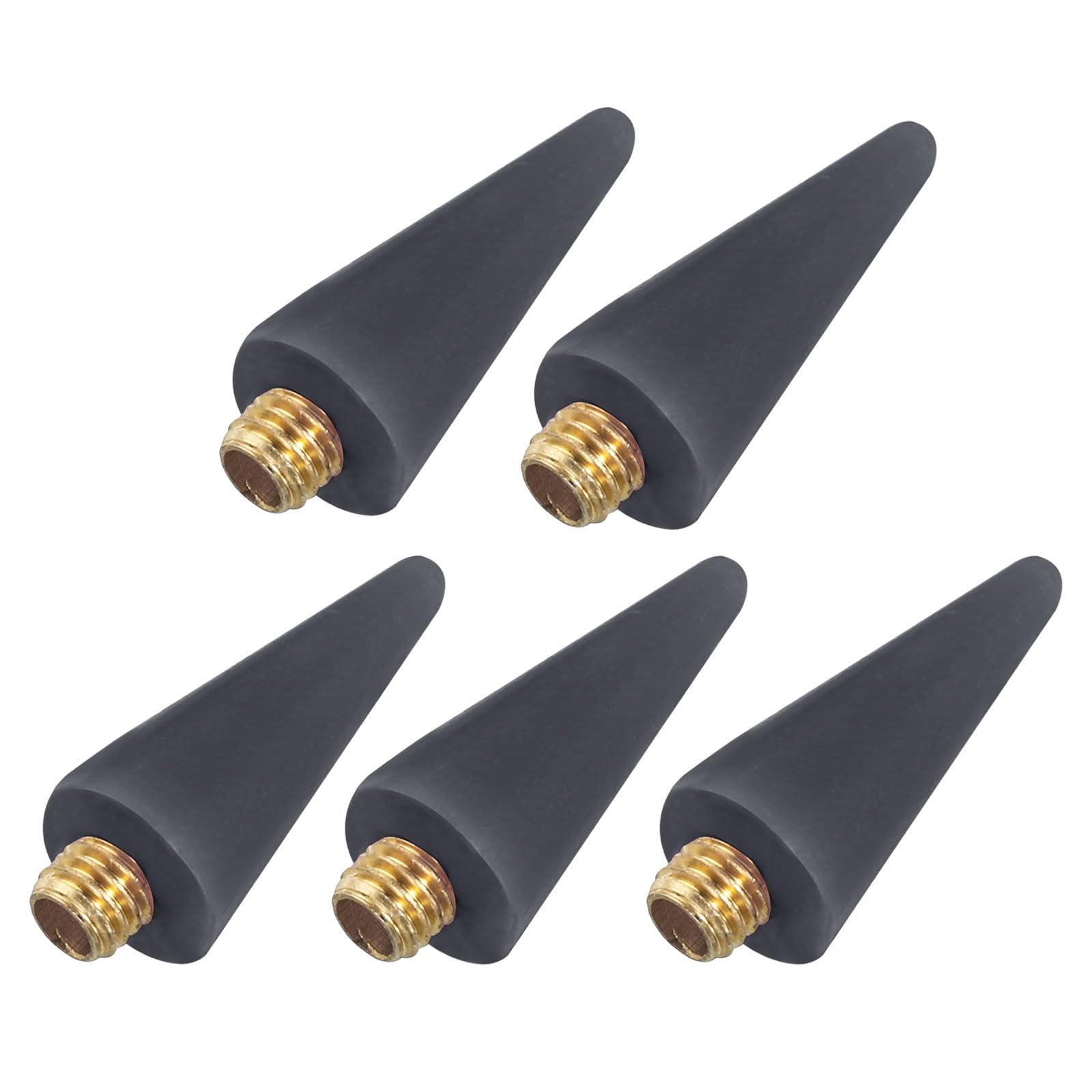 PATIKIL M5 x 0.8mm Wax Tip Drill Pen, 5 Pack Diamond Paint Accessories Drill Pen Wax Replace Head Nail Rhinestones Picker for Nail DIY Craft, Black