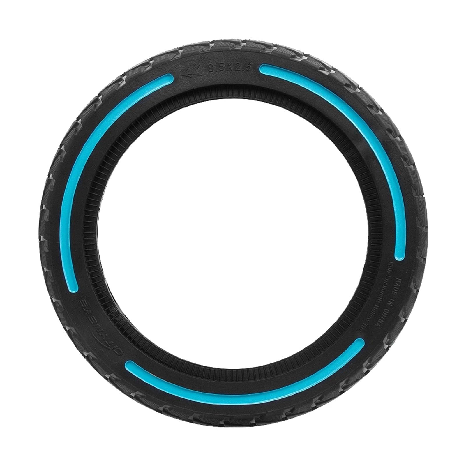 Pneus Tout-Terrain Trottinette Pneu Tout-Terrain Solide De 8,5 Pouces for Pneus Tubeless Résistants for Scooter Électrique, en Caoutchouc, X 2