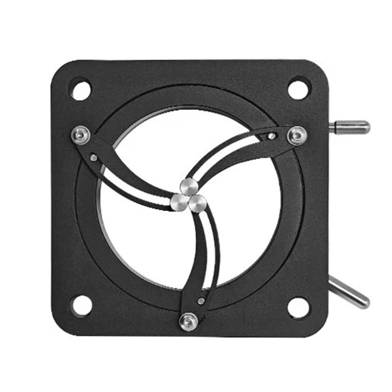 Soporte coaxial universal con diámetro ajustable de 3 garras para óptica