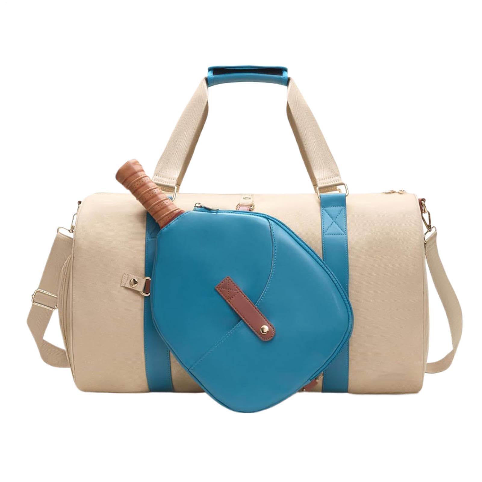 Borsa per Racchetta da Tennis con Copriracchetta e Tracolla Regolabile da