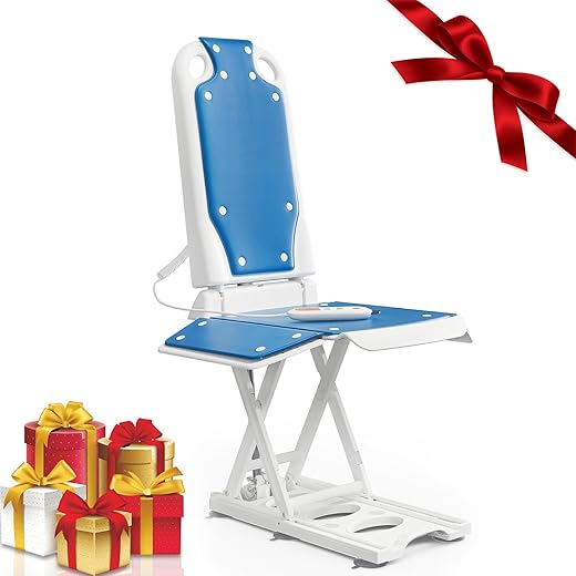 MAIDeSITe Electric Chair Lift, Stand Up Independently from Floor, Support Up to 300 LBS, Floor Lift for Elderly, JC35M3