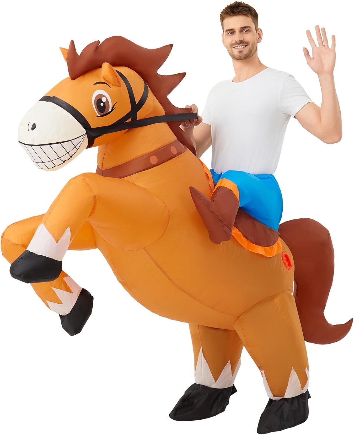 AirSuits Inflatable Horse and Cowboy Fancy Costume Dress Suit main image 0