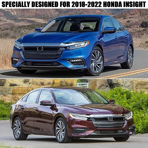Image of Waterproof Car Cover Custom Fit for 2018-2024 Honda Insight, 6 Layers All Weather Car Covers with Zipper Door & Windproof Bands for Sun Snow Rain Dust Protection, Outdoor Indoor