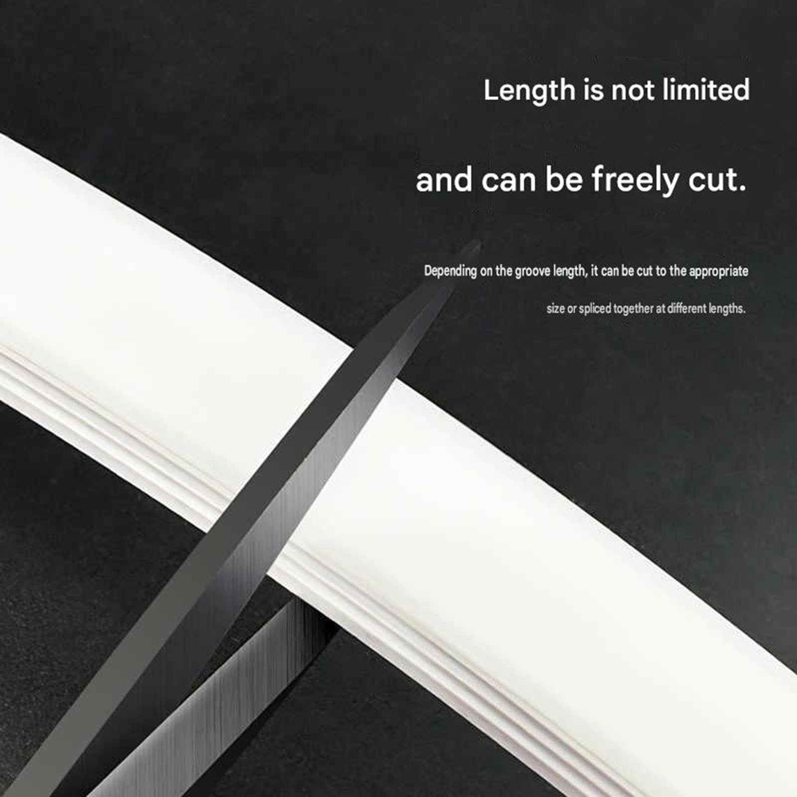 Lampada LED Flessibile In Silicone, Striscia Luminosa A Tubo Impermeabile, Sistema Di Canali In Silicone, Luci Al Neon A Corda Da 33 Piedi (10 M/pz), Piastra Di Copertura In Silicone(50mm*10mm*10m)