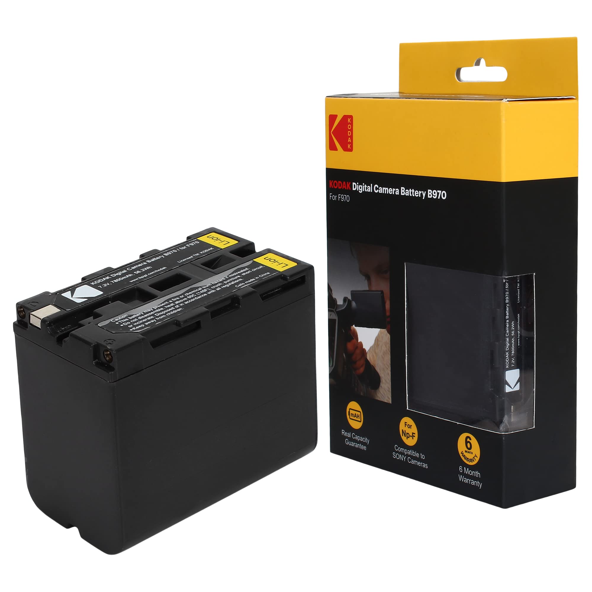 Buy Kodak B970 F970 7.2V 7800mAh 56.2Wh Digital Camera Battery Online