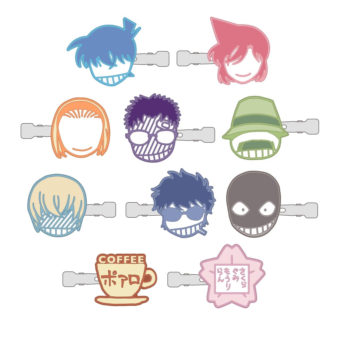 Amazon.co.jp: トーシンパック 名探偵コナン 前髪クリップコレクション