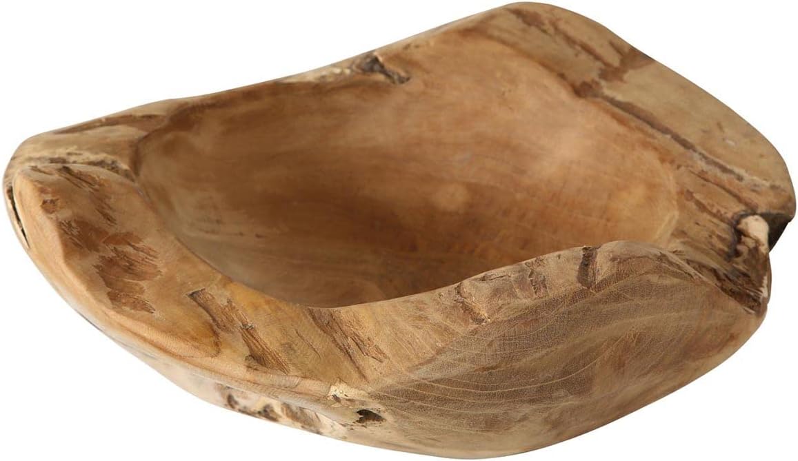 Decorative Bowl Tiek H6 D25 cm Material: lat. Teak
