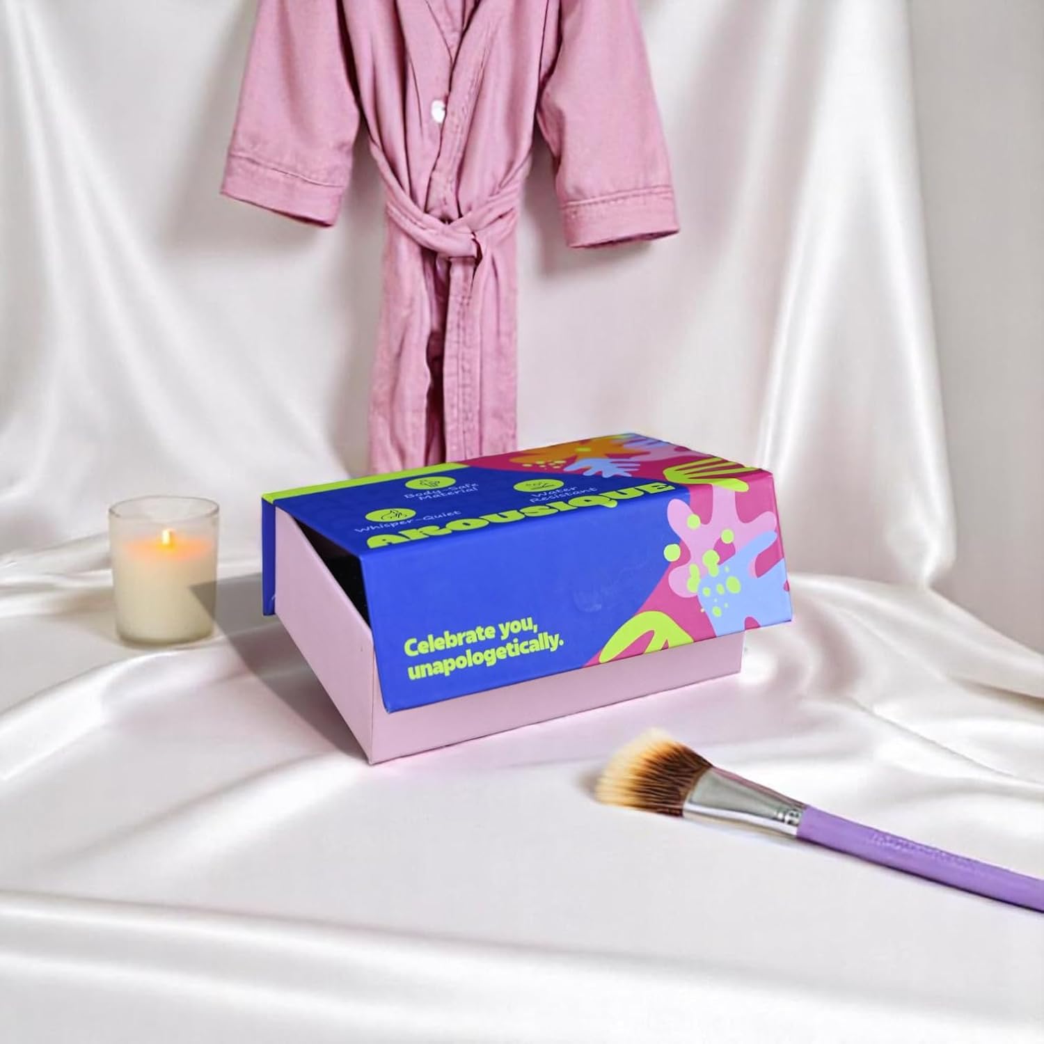 Arousique Blissberry Massager Pink Silicon Recruitment Water-Recective Handheld Body Massage for Stress for Relief and Relax Arousique Blissberry Massager Pink Silicon Recruitment Water-Recective Handheld Body Massage for Stress for Relief and Relax