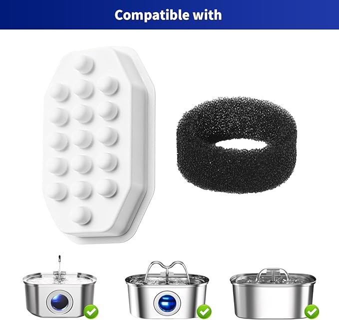 12 Filtros de Repuesto para Fuente de Agua Automática 3.2L/108oz para Gatos miniatura 2