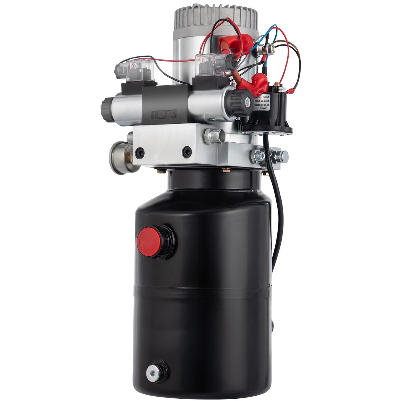 6 Quart Doppelwirkend Hydraulikpumpe Dump Trailer Unit Pack Reparatur 12V Double Acting Hydraulic Pump Dump