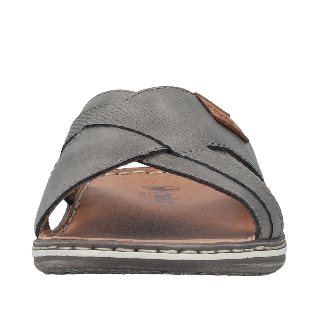Rieker Herren Pantolette in schwarz