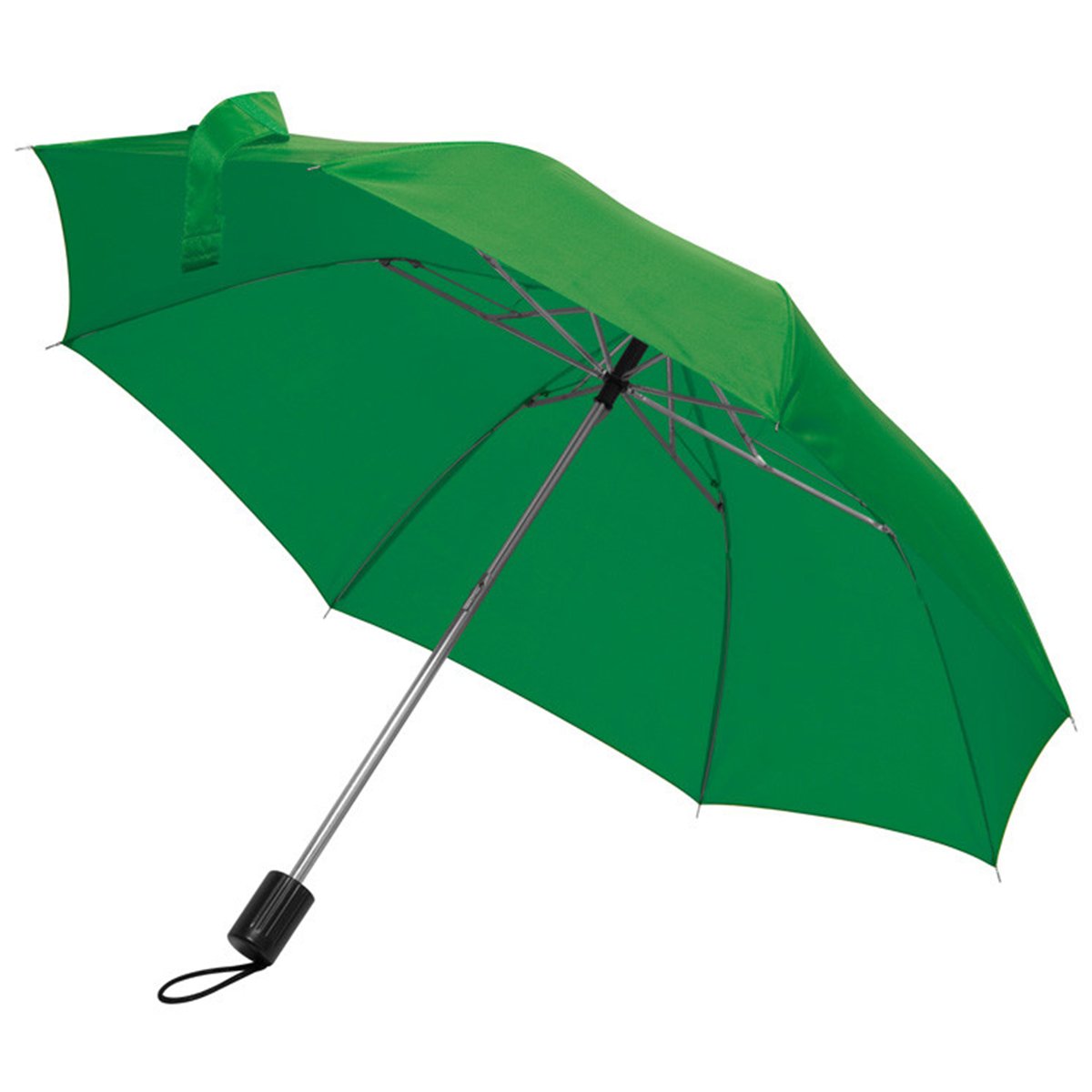 Men's Green Ladies Small Pocket Telescope Umbrella Compact Folding (Green)