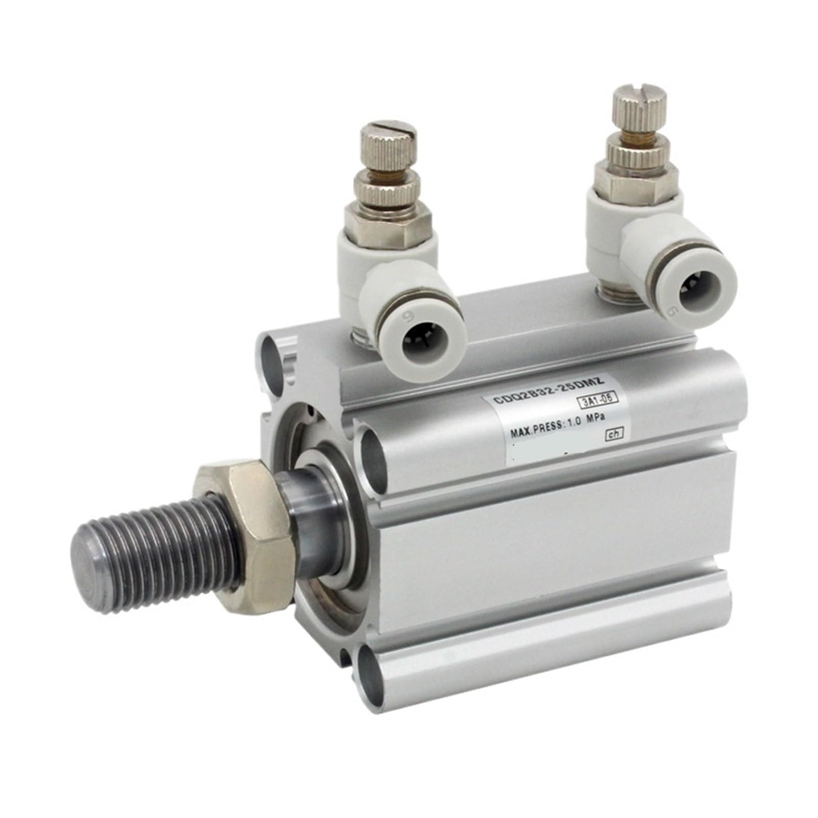 Vérin compact double effet CQ2B16 CDQ2B16 alésage 16mm course 5mm à 50mm
