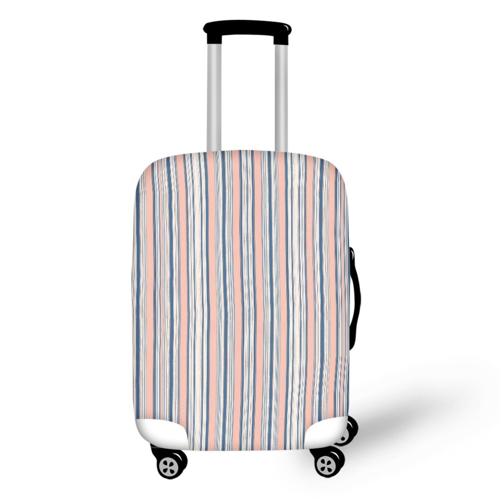 Housse valise XL rose et protecteur de valises en spandex réutilisable