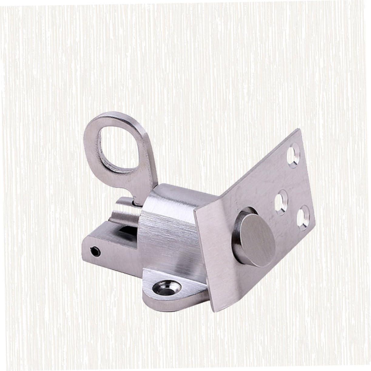 HOMSFOU 2pezzi Serratura Acciaio Inossidabile Con Chiavistello Automatico Sicurezza Per Porte e Finestre Facile Installazione e Design Resistente Per Uso Domestico