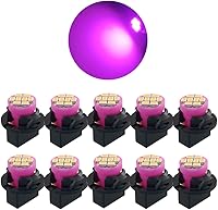 Vista 10 de T10 194 168 Dash Instrument - Bombillas LED blancas de panel brillante, 10 unidades/juego (azul)