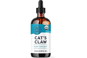 Vimergy Organic Cat's Claw Extract - Alcohol-Free Tincture for Immune Support (57 Servings)