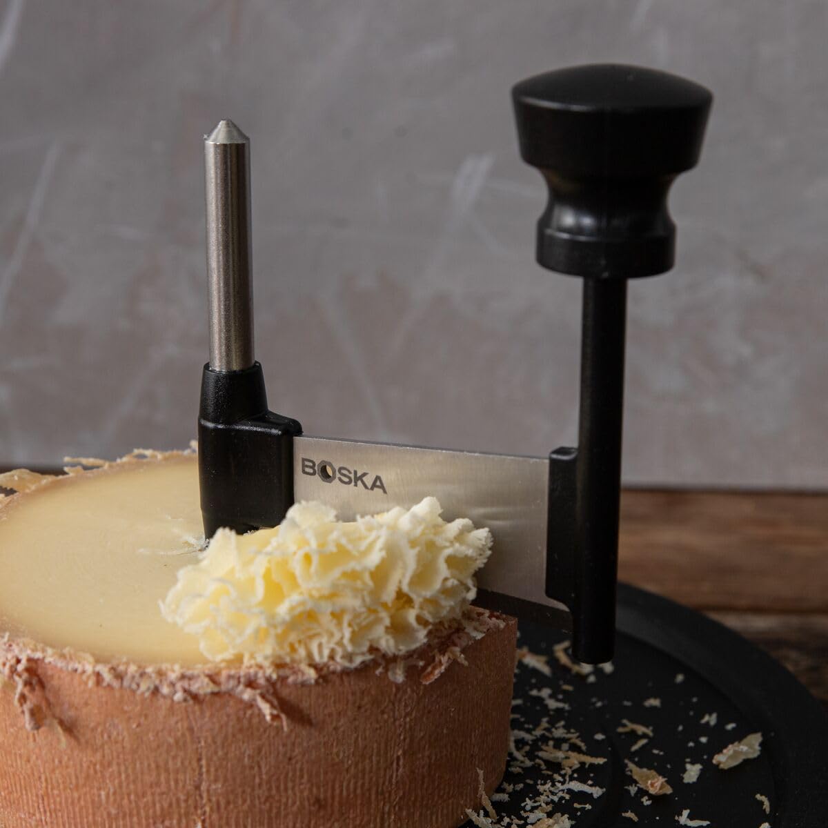 Boska Holland Black Plastic Girolle Cheese Curler Amsterdam