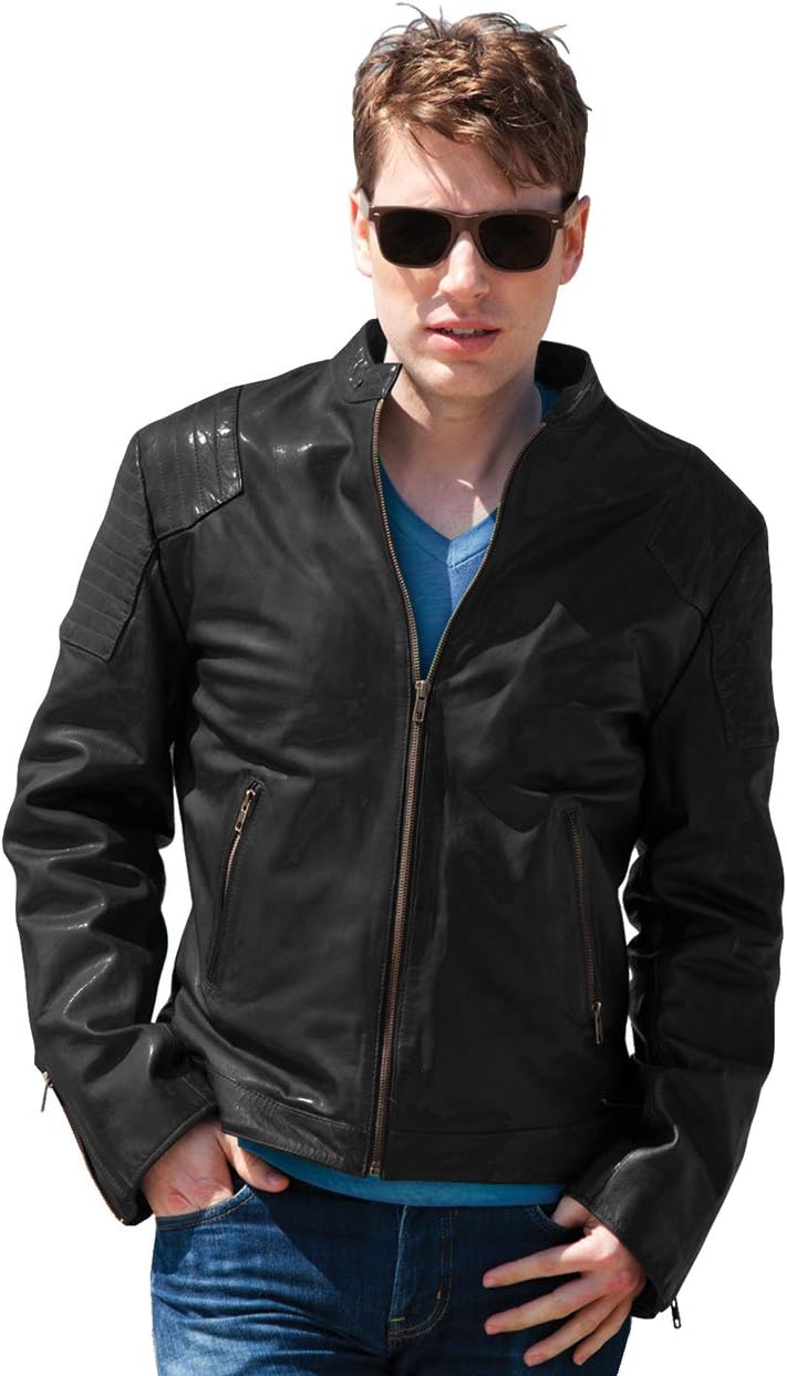 Light Weight Scooter Jakcet Banded Collar Light Weight Scooter Jakcet Banded Collar