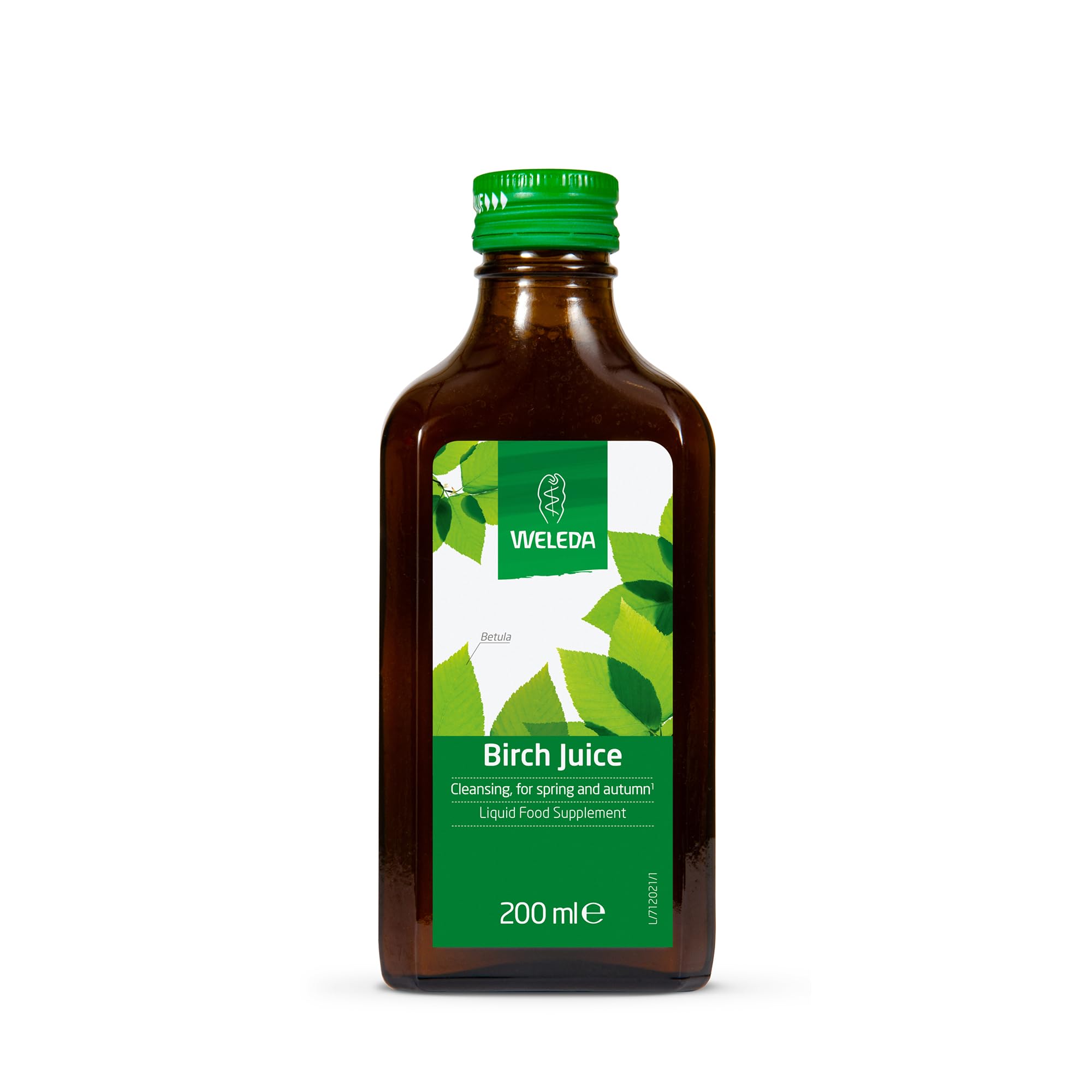 Weleda Birch Juice, Cleansing, Liquid Food Supplement, No Added Sugar, Vegan, Certified Organic, with Biodynamic Lemon Juice, 200ml