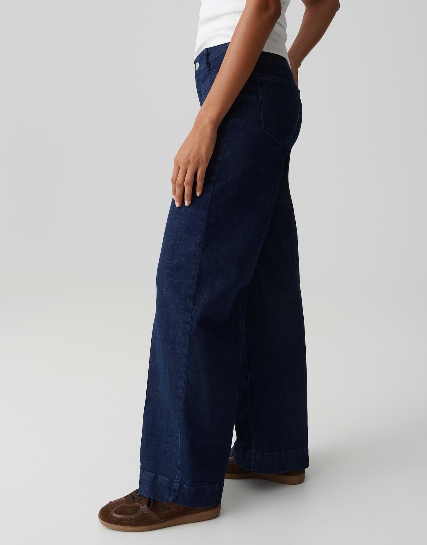 OPUS Damen Palazzo | MIVA Authentic Palazzo Jeans aus BCI Cotton Mix Mid Rise