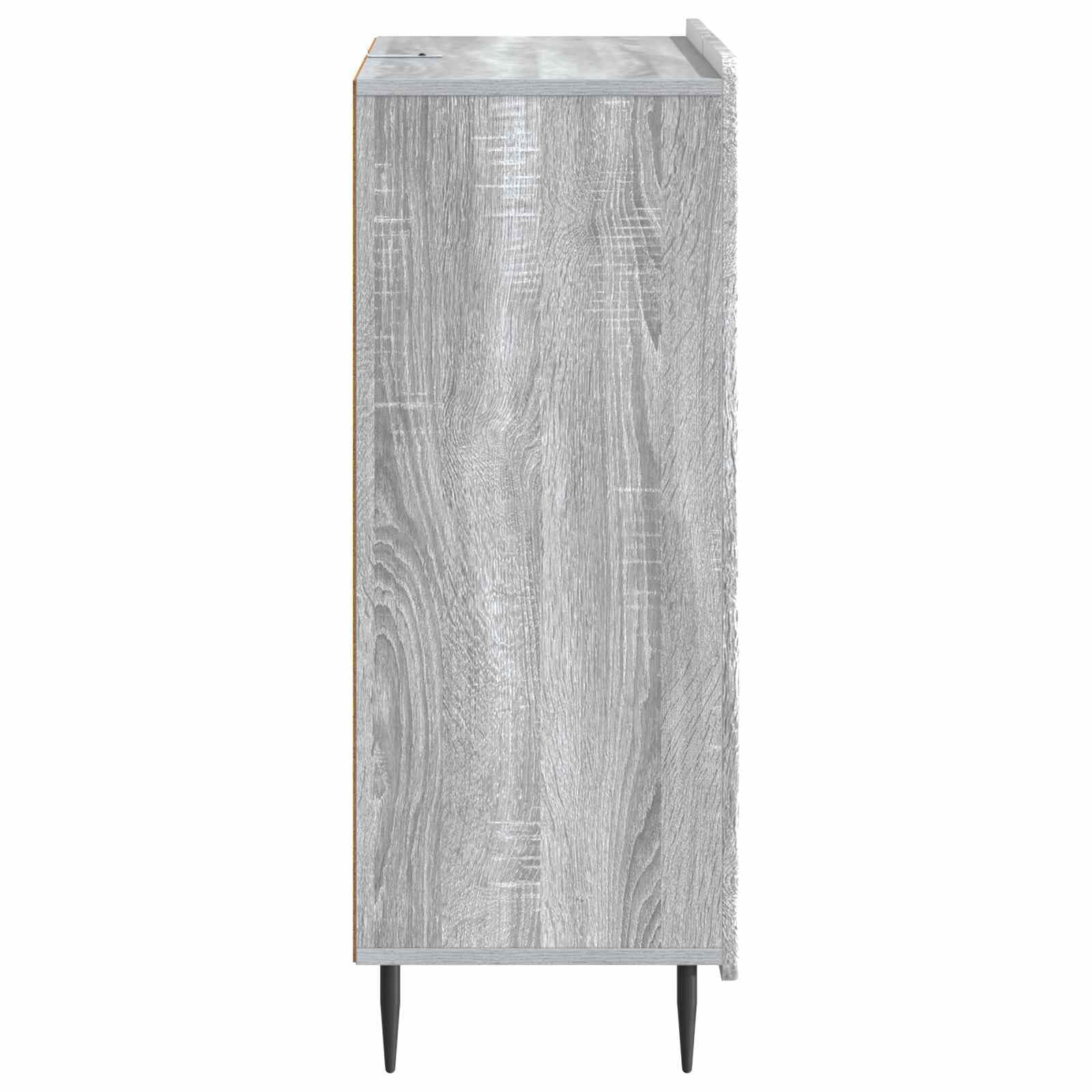 Hothingwell Bufet drewniany Ingenierie 66 x 34,5 x 91,5 cm szary