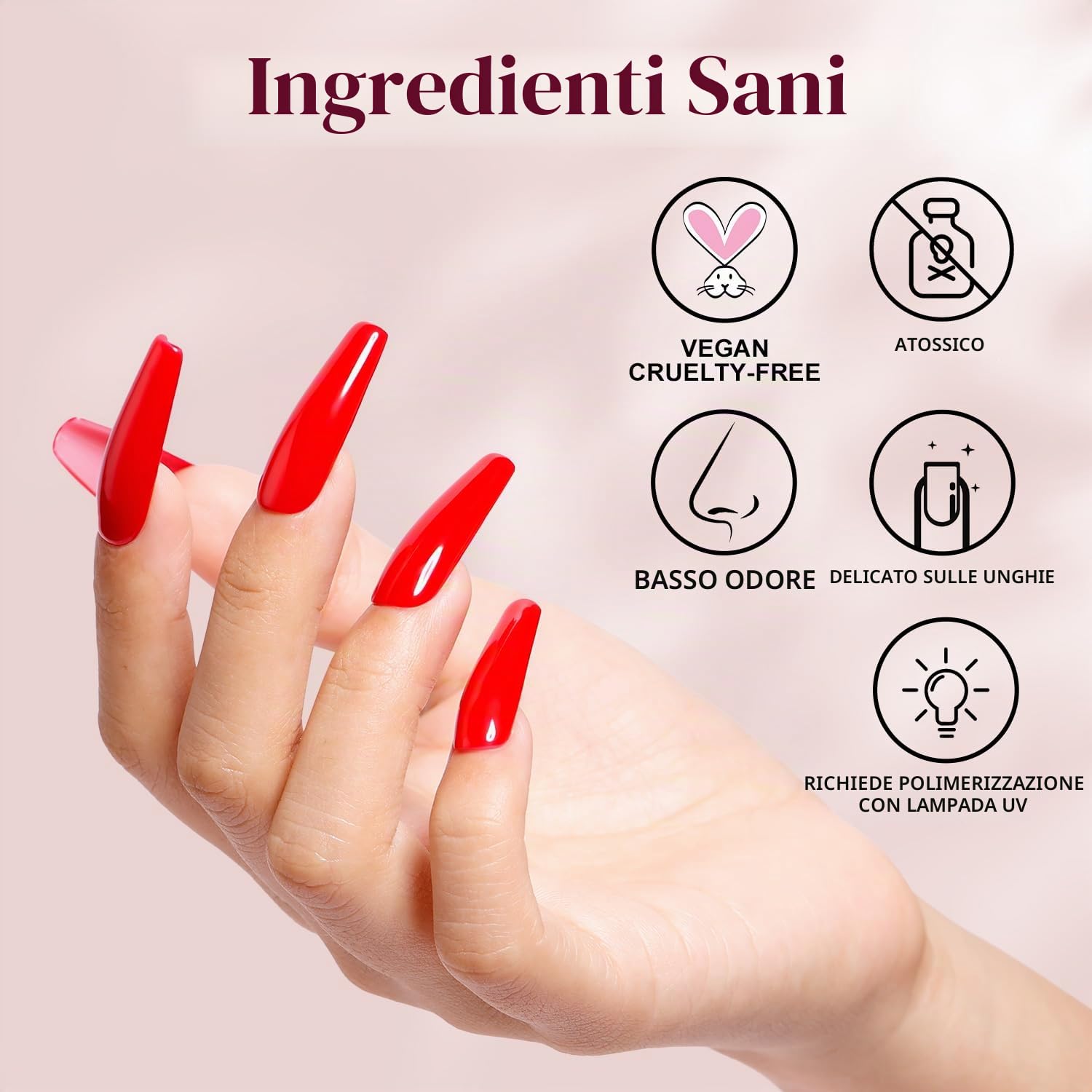 AIMEILI Base e Top Coat Semipermanente Smalto per Unghie in Gel UV LED Soak Off Kit Senza HEMA per Manicure 10ml