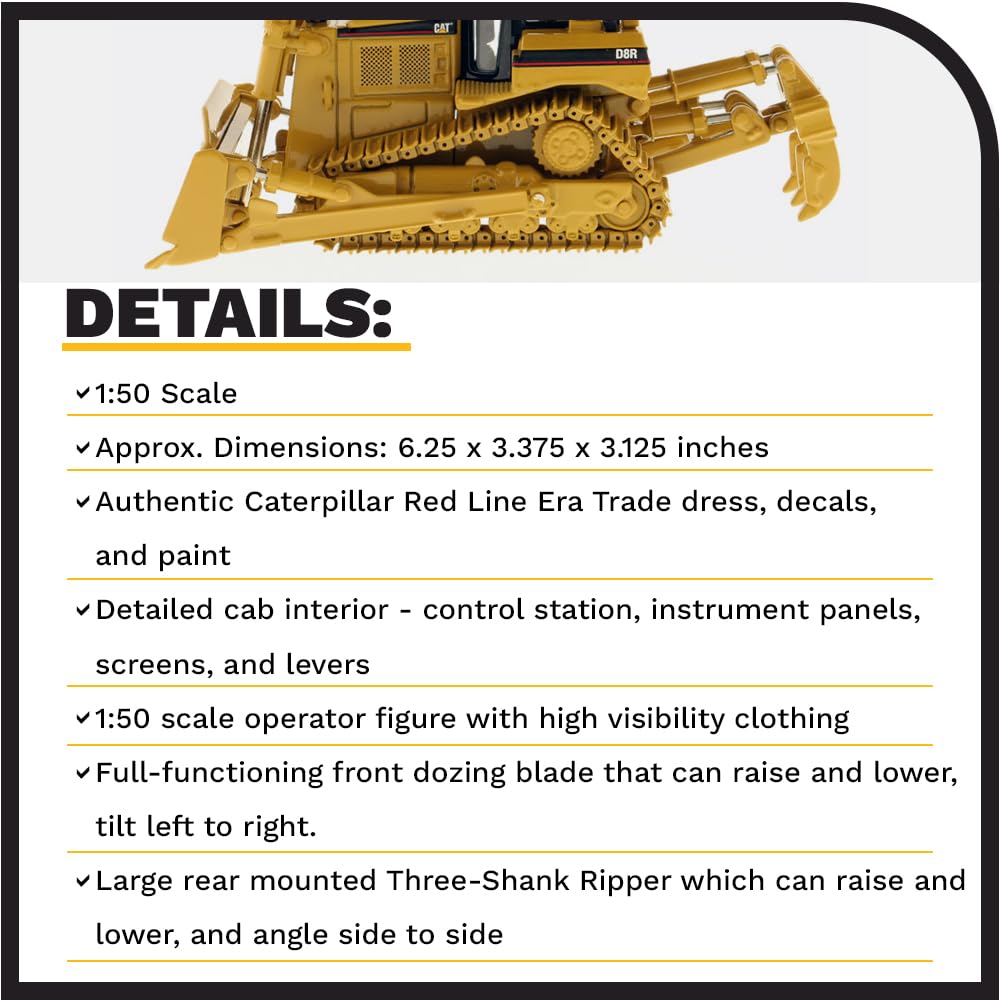 Caterpillar 85099c Item, 1: 50 Cat D8R Series II Track Type