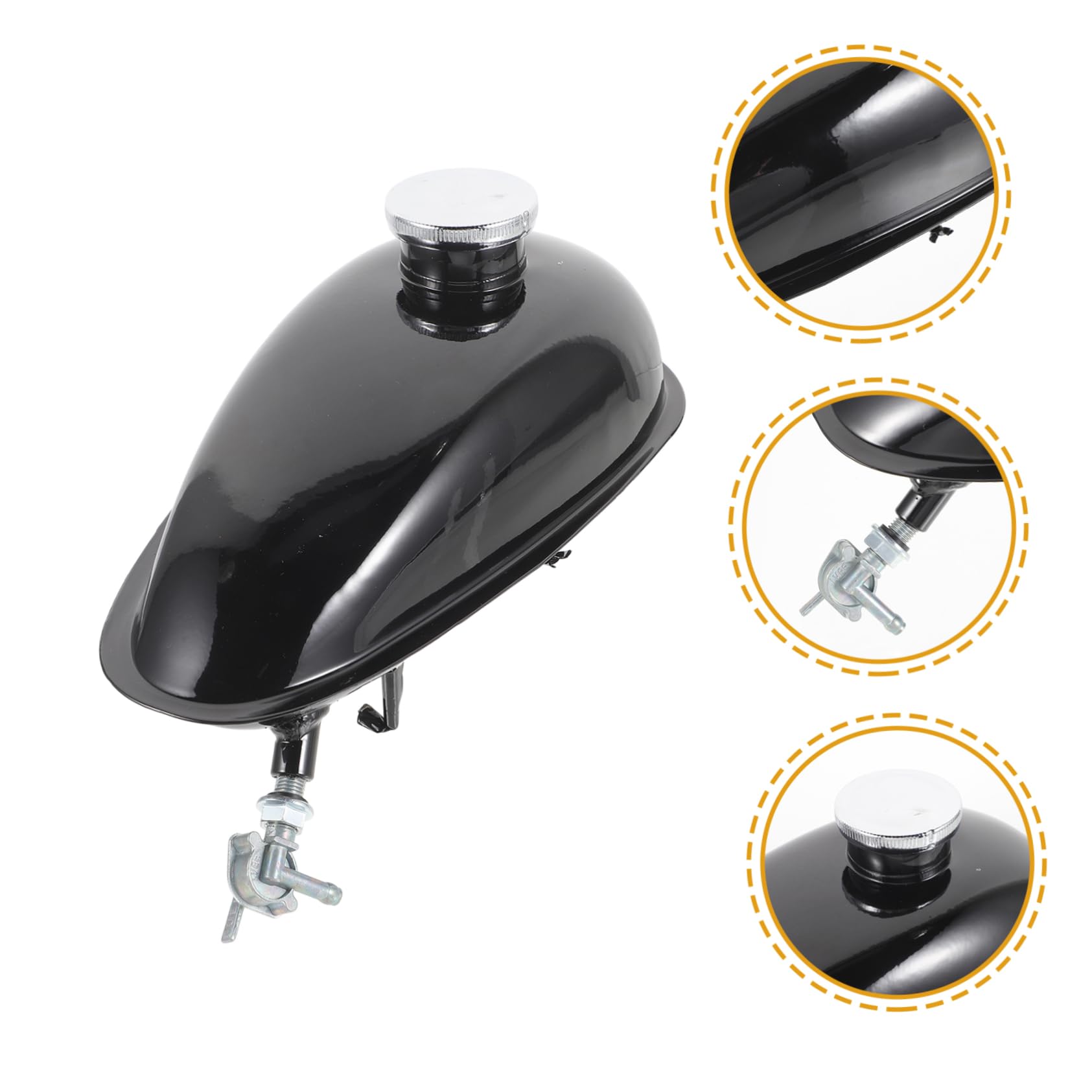 Amazon | MOLUCKFU ミニバイク用ガスタンク オートバイアクセサリー