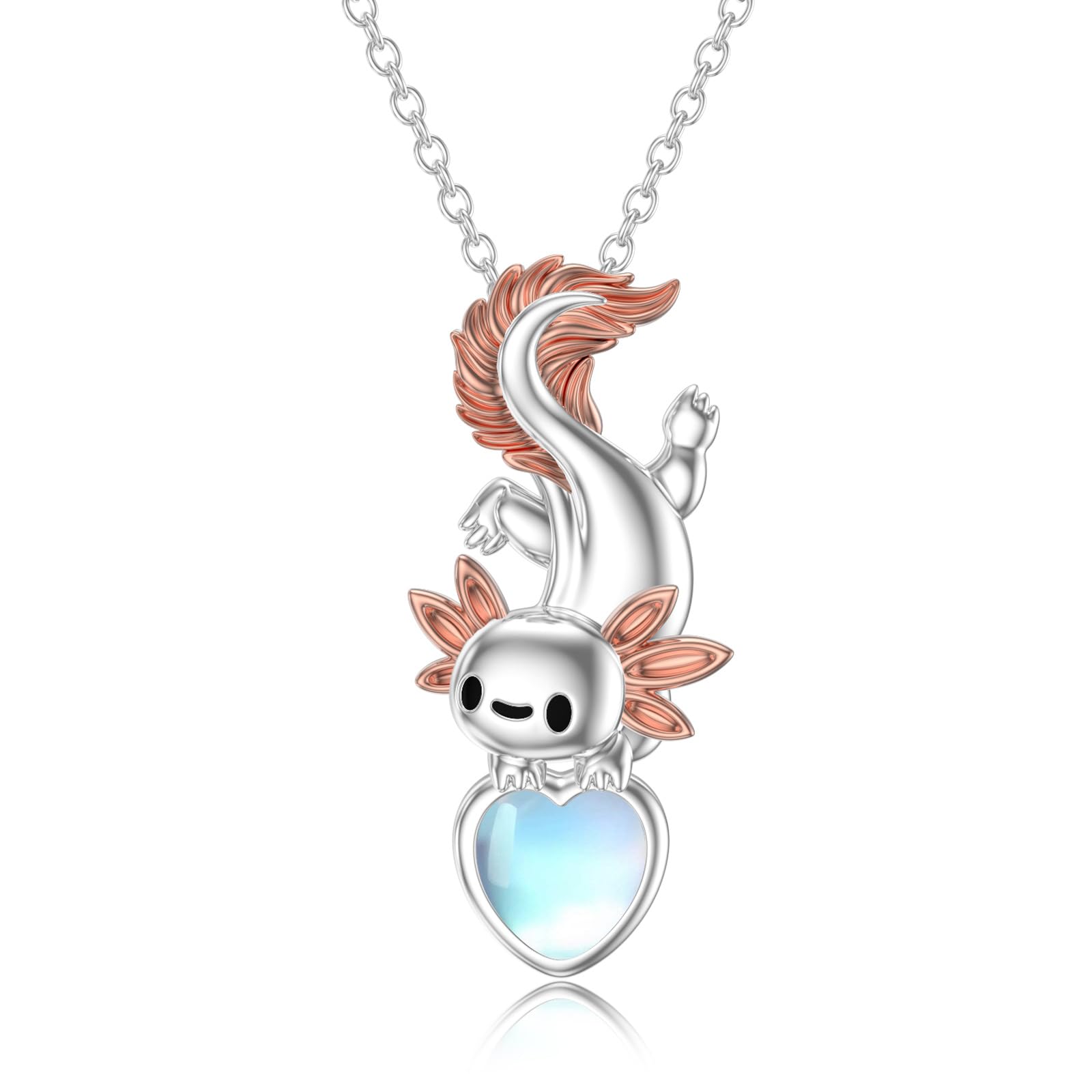 Collar de plata de ley 925 con colgante de animal, regalo para mujeres, niñas, hombres, amantes de los animales